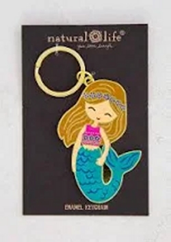 Enamel Key Chain Mermaid